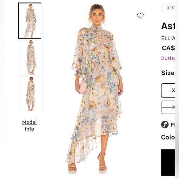 Gorgeous floaty floral dress size medium - Picture 1 of 4